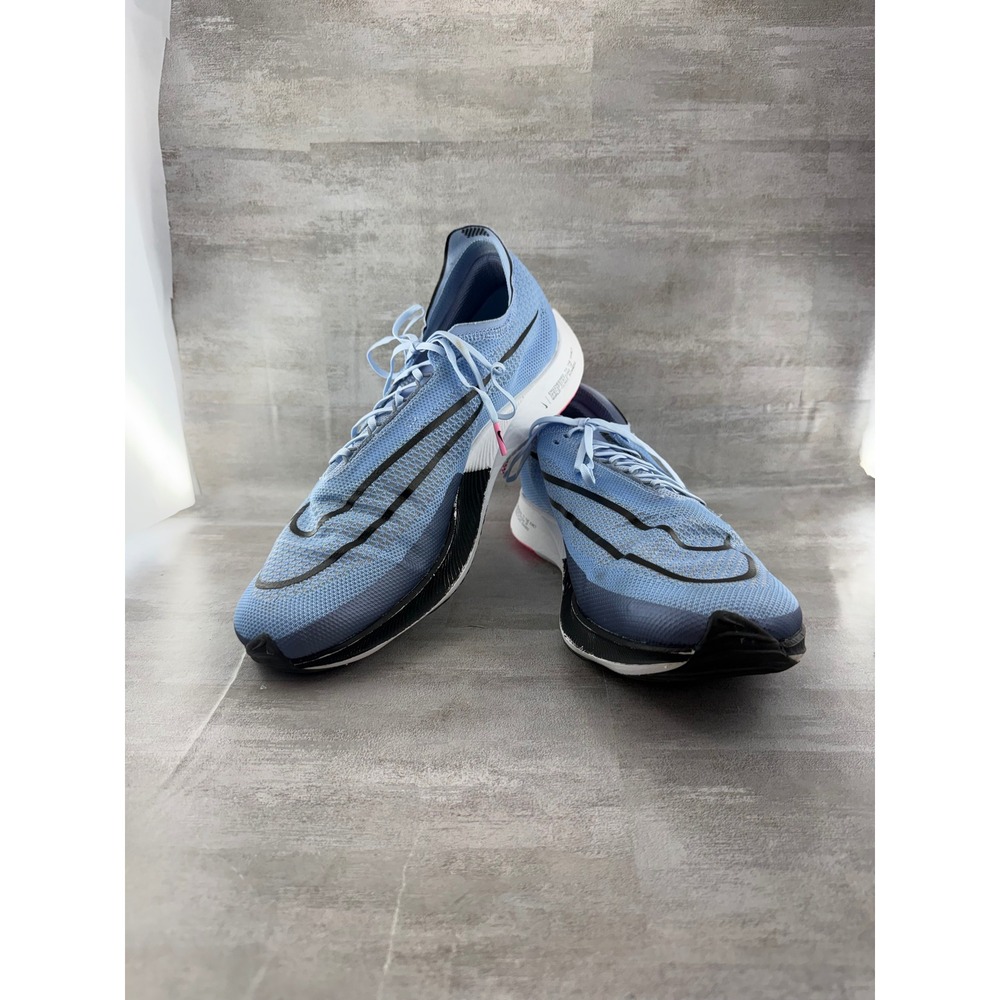 Nike ZoomX Streakfly Men Sz 12 Blue Black Racing Shoes DJ6566-400 5k 10k